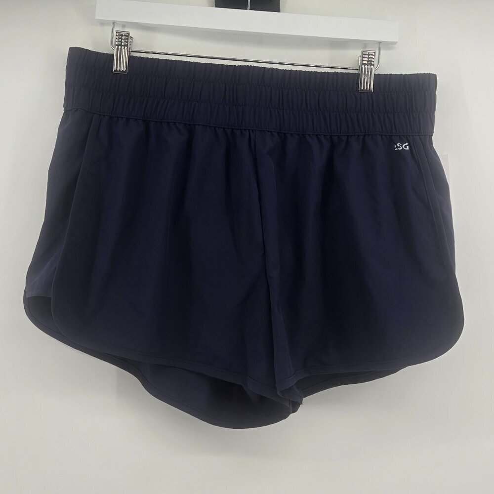 NWT DSG High Rise Stride Short 3" - L Navy Blue